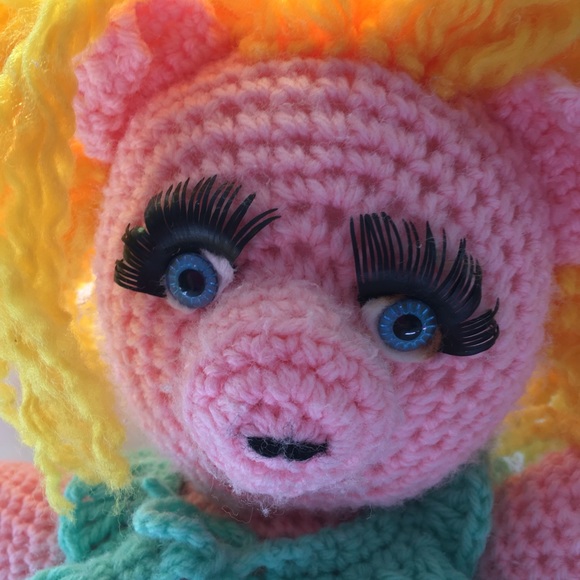vintage miss piggy crochet - Picture 5 of 13